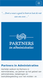 Mobile Screenshot of partnersinadministraties.nl